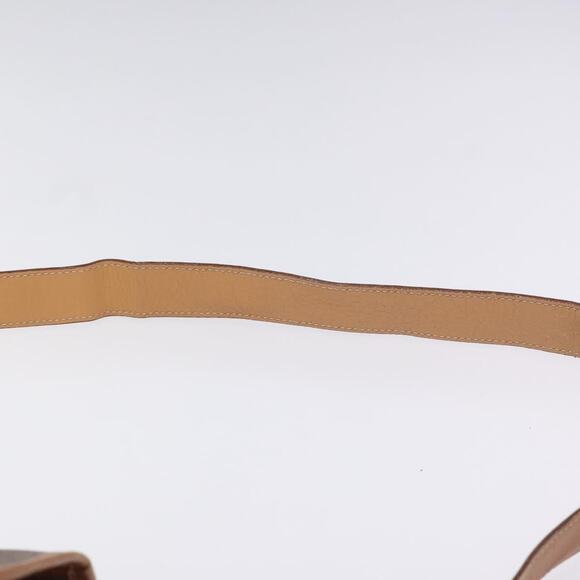 CELINE Macadam Canvas Shoulder Bag Pvc Leather Brown Gold - Picture 8 of 13